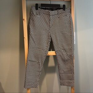 Banana Republic Monochrome Geometric Pants